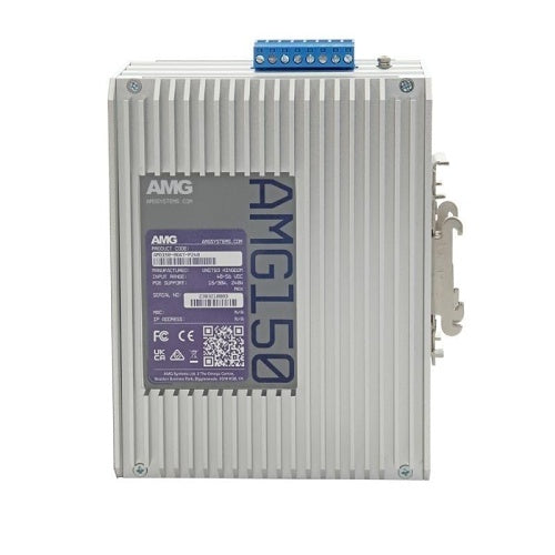 AMG Systems AMG150-8GAT-P240 Industrial 8-Port PoE Injector, DIN Rail / Wall Mount