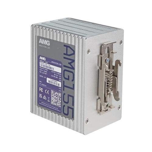 AMG Systems AMG155-1GBT-P60 Industrial 1-Port PoE Injector, DIN Rail / Wall Mount