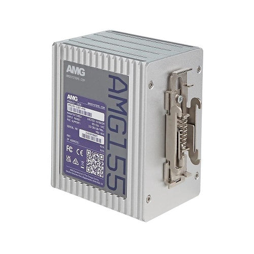 AMG Systems AMG155-1GBT-P90 Industrial 1-Port PoE Injector, DIN Rail / Wall Mount