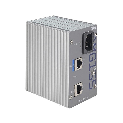 AMG Systems AMG155-1XBT-P90 Industrial 1-Port PoE Injector, DIN Rail / Wall Mount