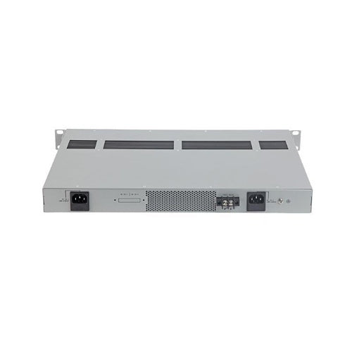 AMG Systems AMG156-16GAT-RP480 1U 19\\" Rackmount Industrial PoE Injector with 16x 30W Ports, Dual PSU