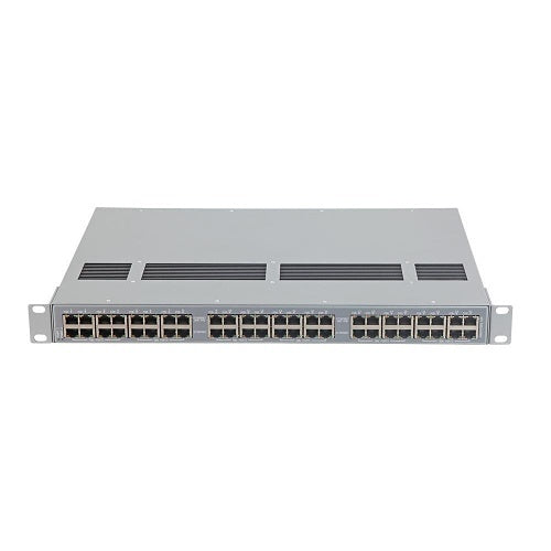 AMG Systems AMG156-24GAT-P720 1U 19\\" Rackmount Industrial PoE Injector with 24x 30W Ports, Single PSU