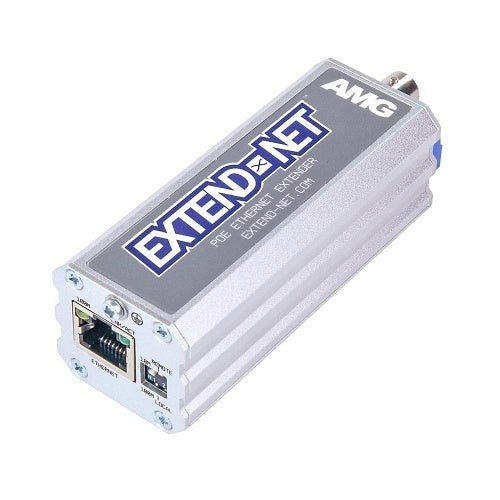 AMG Systems AMG160-1F-1EC Extend-Net Series Industrial Ethernet Extender Over Coax with 30W PoE Pass-Through
