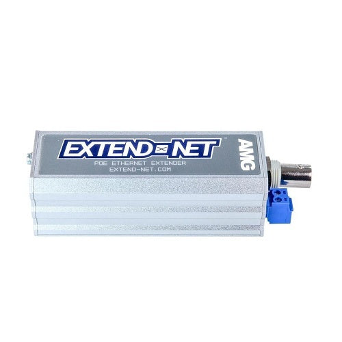 AMG Systems AMG160-1F-1EC Extend-Net Series Industrial Ethernet Extender Over Coax with 30W PoE Pass-Through