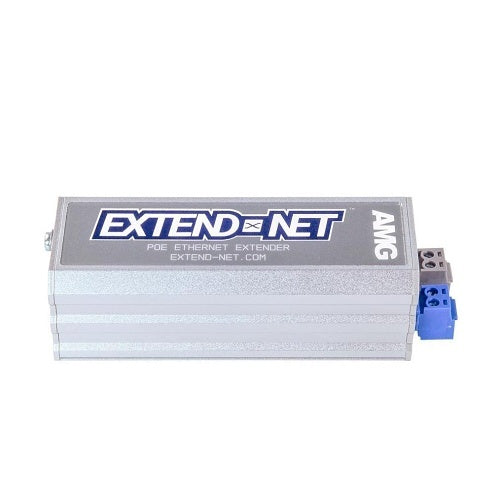 AMG Systems AMG160-1F-1ET Extend-Net Series Industrial Ethernet Extender Over 2-Wire with 30W PoE Pass-Through