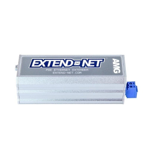 AMG Systems AMG160-1F-1EU Extend-Net Series Industrial Ethernet Extender Over UTP with 90W PoE Pass-Through