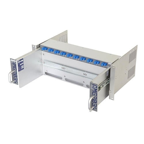 AMG Systems AMG2034-1256-DD 4U Rackmount Chassis with Dual 12V/56VDC Redundant PSU for DIN Rail Devices