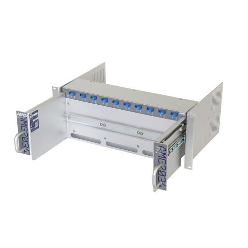 AMG Systems AMG2034-12-RP-AD 4U Rack Chassis with Dual 12V Redundant Power Supplies for DIN Rail Equipment