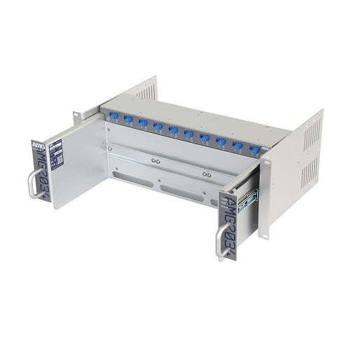 AMG Systems AMG2034-12-RP-AA 4U Rack Chassis with Single 12V Redundant Power Supply for DIN Rail Equipment