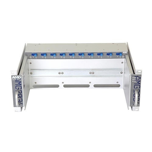 AMG Systems AMG2034-12-RP-AA 4U Rack Chassis with Single 12V Redundant Power Supply for DIN Rail Equipment