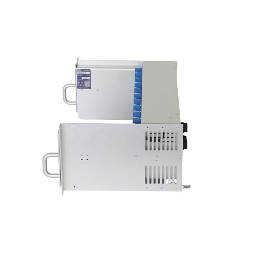 AMG Systems AMG2034-56-RP-DD 4U Rack Chassis with Dual 56V Power Supplies and Fault Relay for DIN Rail Equipment