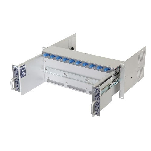 AMG Systems AMG2034-56-RP-AD 4U Rack Chassis with Dual 56V Redundant Power Supplies for DIN Rail Equipment