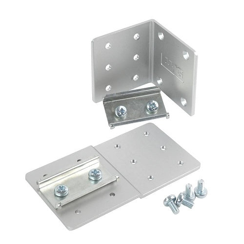 AMG Systems AMG2035 90° DIN Rail Wall Mounting Bracket with Extension for Single or Dual Units