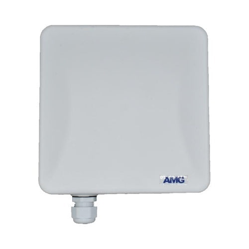 AMG Systems AMG8870F-06-2 Outdoor Wireless Radio, Up to 870 Mbps Using 80 MHz Channels, 6 km, Internal 16° Antenna, Includes 2x Radios, 2x 24VDC Passive PoE Injectors and 2x Pole Mount Brackets