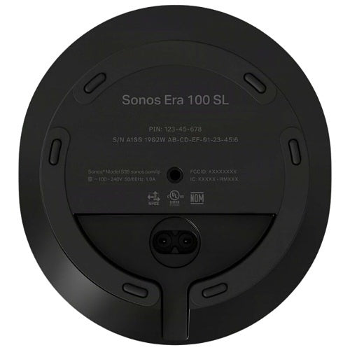 Sonos E10SLUS1BLK One SL Compact Connected Speaker, Black
