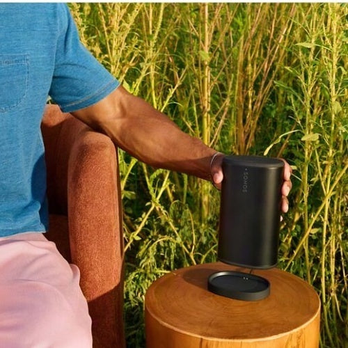 Sonos PLAYPUS1BLK Play:1 Mini Home Speaker, Portable, Bluetooth, Black