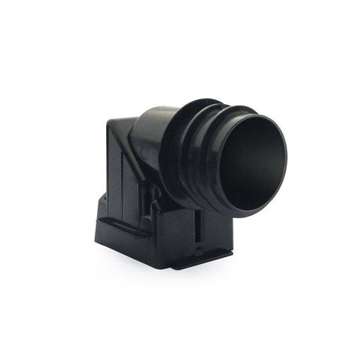 MantelMount EC43 Cable Routing Box with Movable 360° Rotational Sleeve, Black Matte