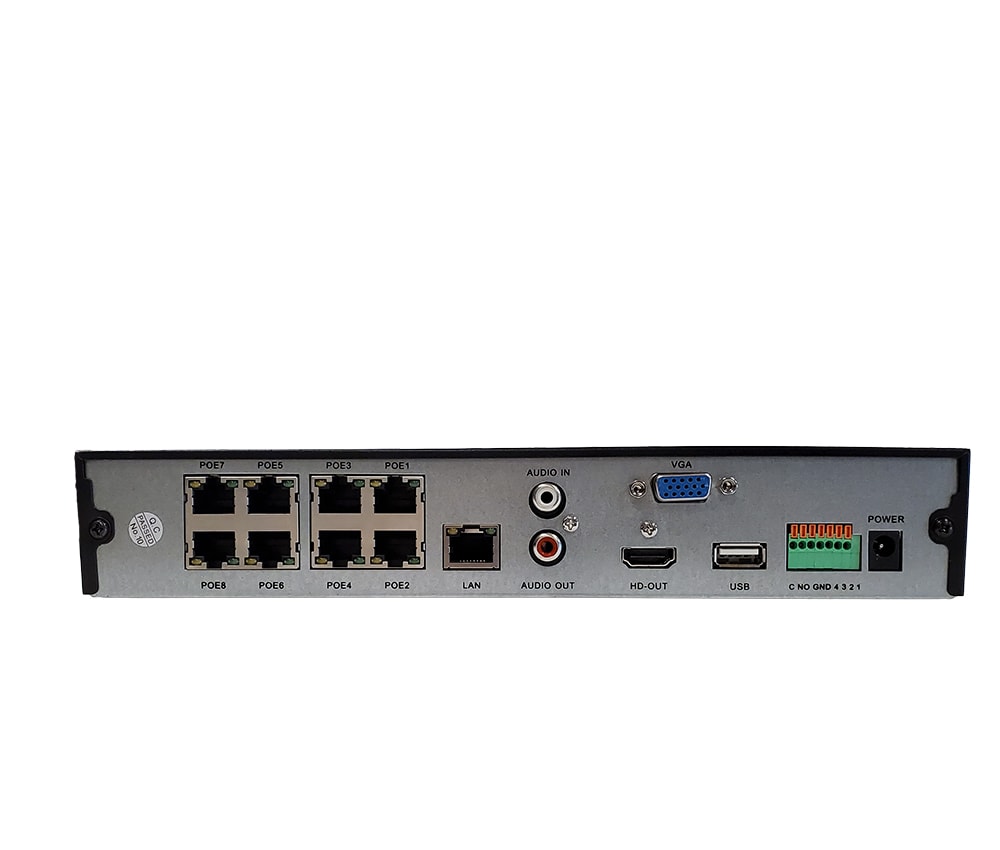 ClareVision 8 Channel NVR | 2TB HDD