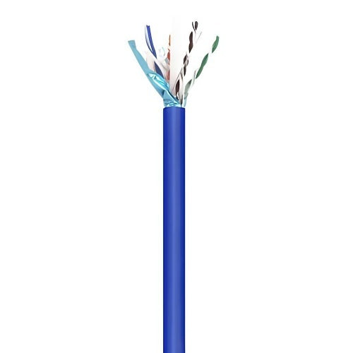 Wavenet 6E04SRBL2N CAT 6 Shielded Riser Cable, 1000\', Blue