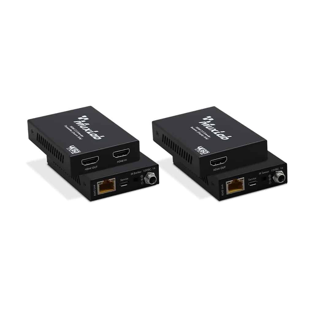 HDMI 2.0 Extender kit, 50m,(4-4-4, 4K60, POC)