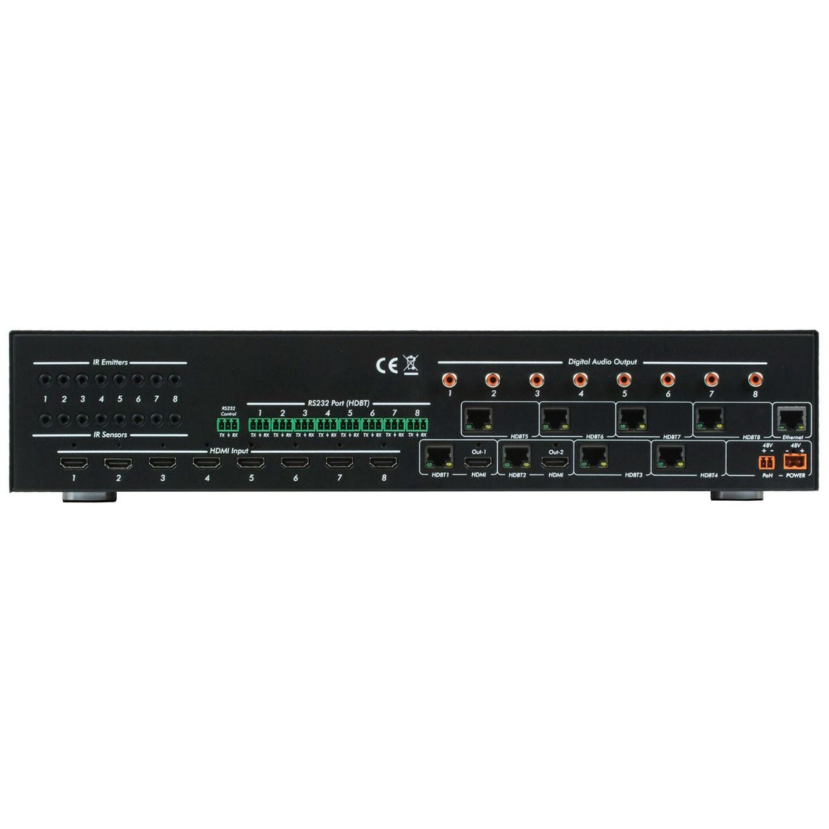 HDMI 8x8 Matrix Switch, HDBT, 4K-60