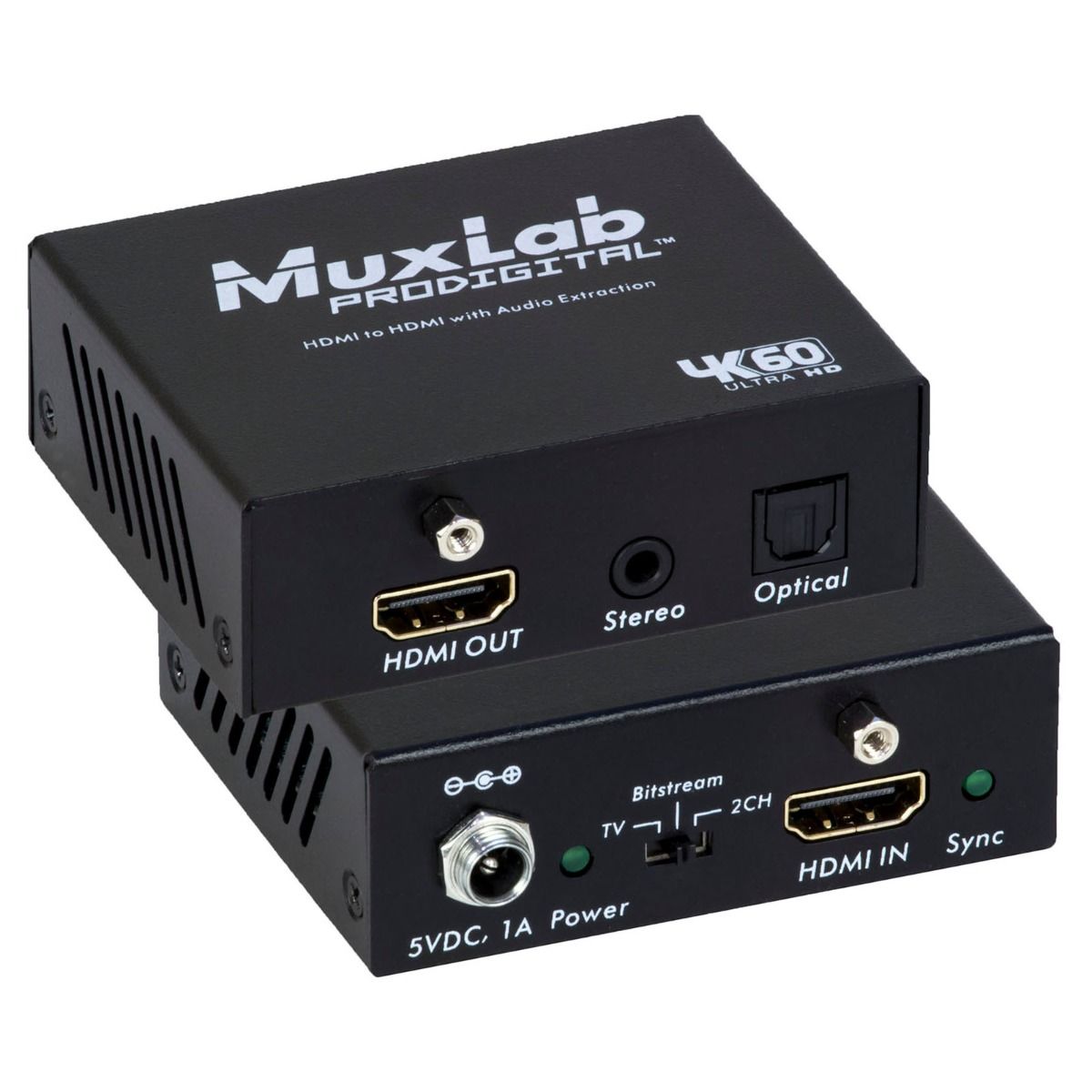 HDMI to HDMI with Audio Extraction, 4K-60