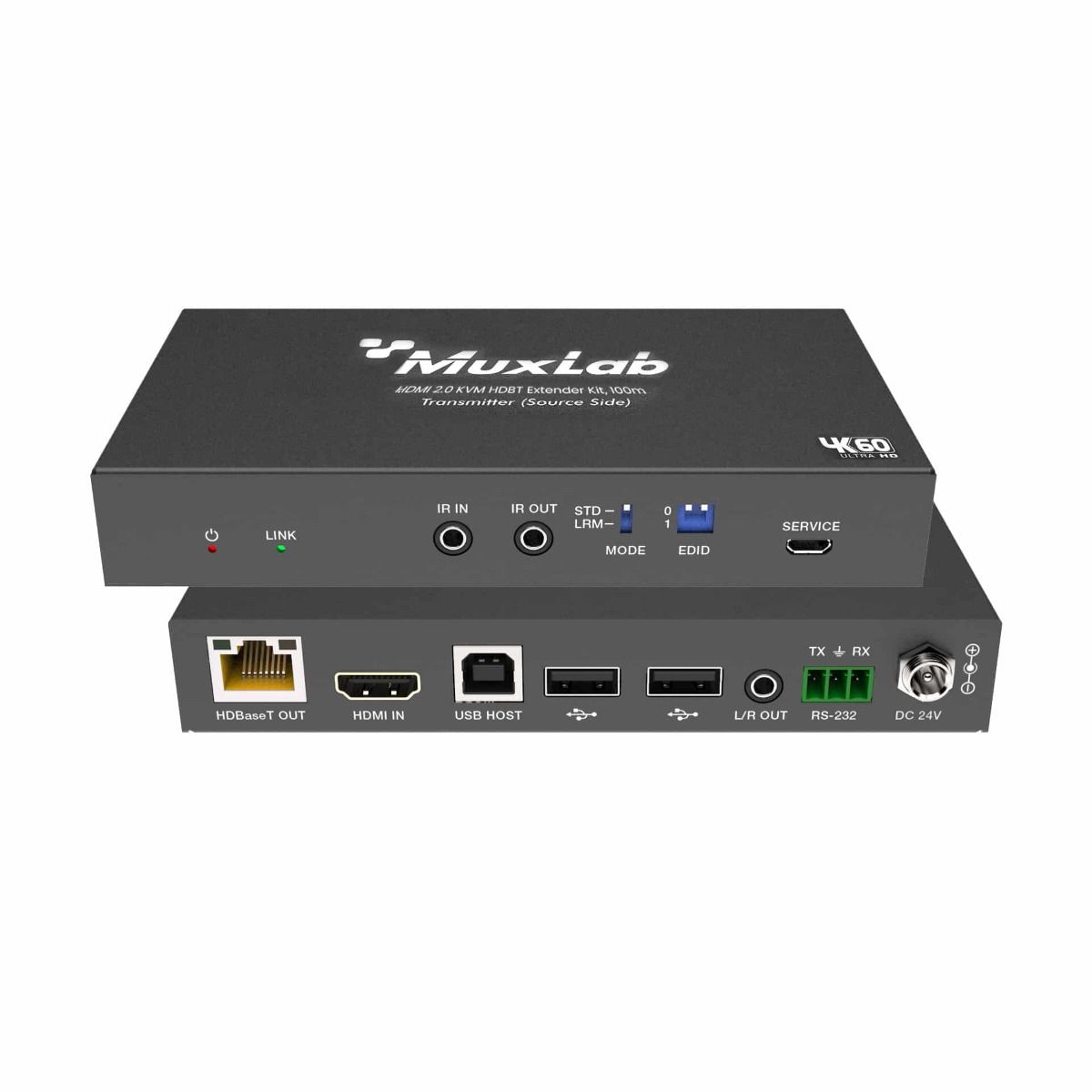 HDMI 2.0 KVM HDBT Extender Kit 100m (RS232)