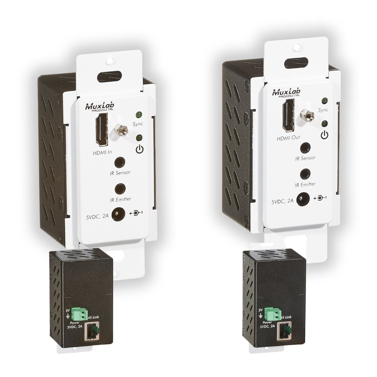 HDMI Wall-Plate Extender Kit, HDBT, UHD-4K (Decora)