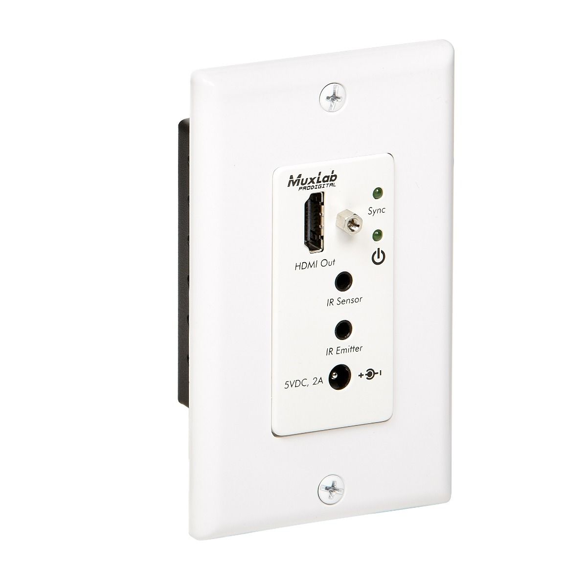 HDMI Wall-Plate Receiver, HDBT, UHD-4K (Decora)