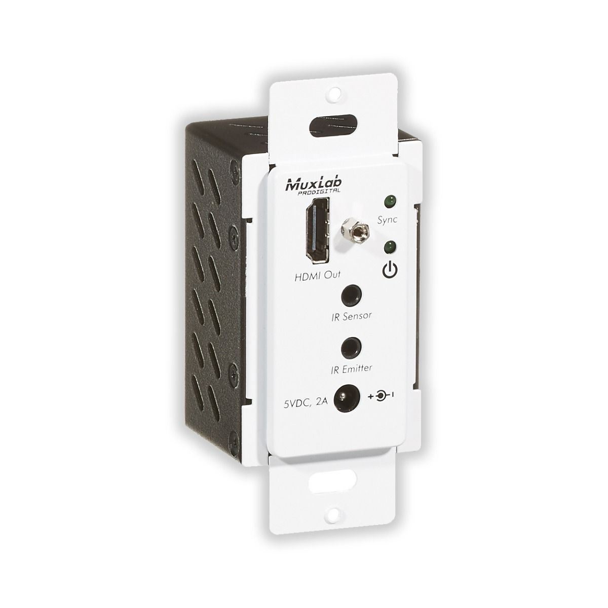HDMI Wall-Plate Receiver, HDBT, UHD-4K (Decora)