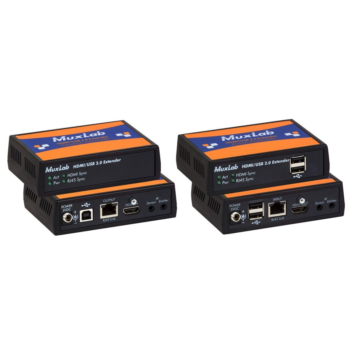 HDMI-USB2.0 Extender Kit, HDBT, 4K60