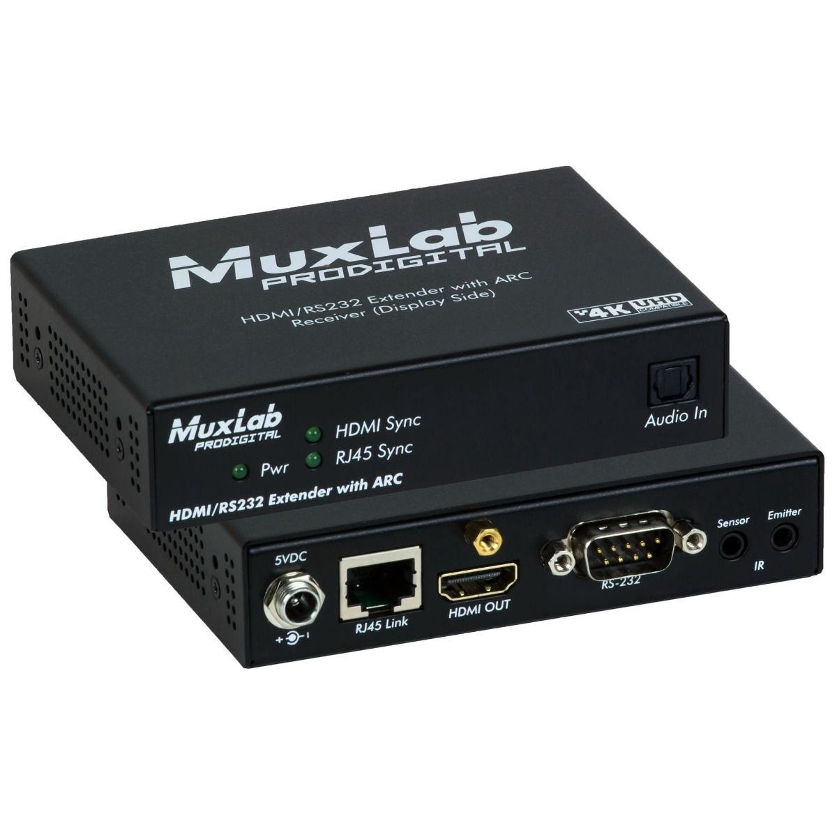 HDMI - RS232 Extender Kit with ARC, HDBT, UHD-4K