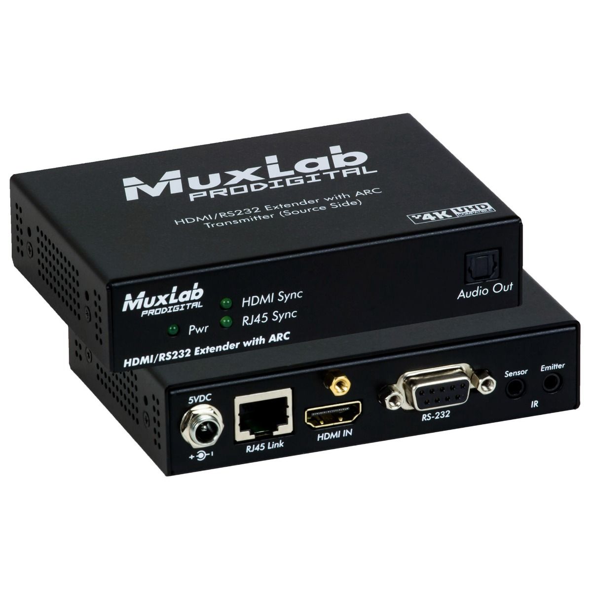 HDMI - RS232 Extender Kit with ARC, HDBT, UHD-4K
