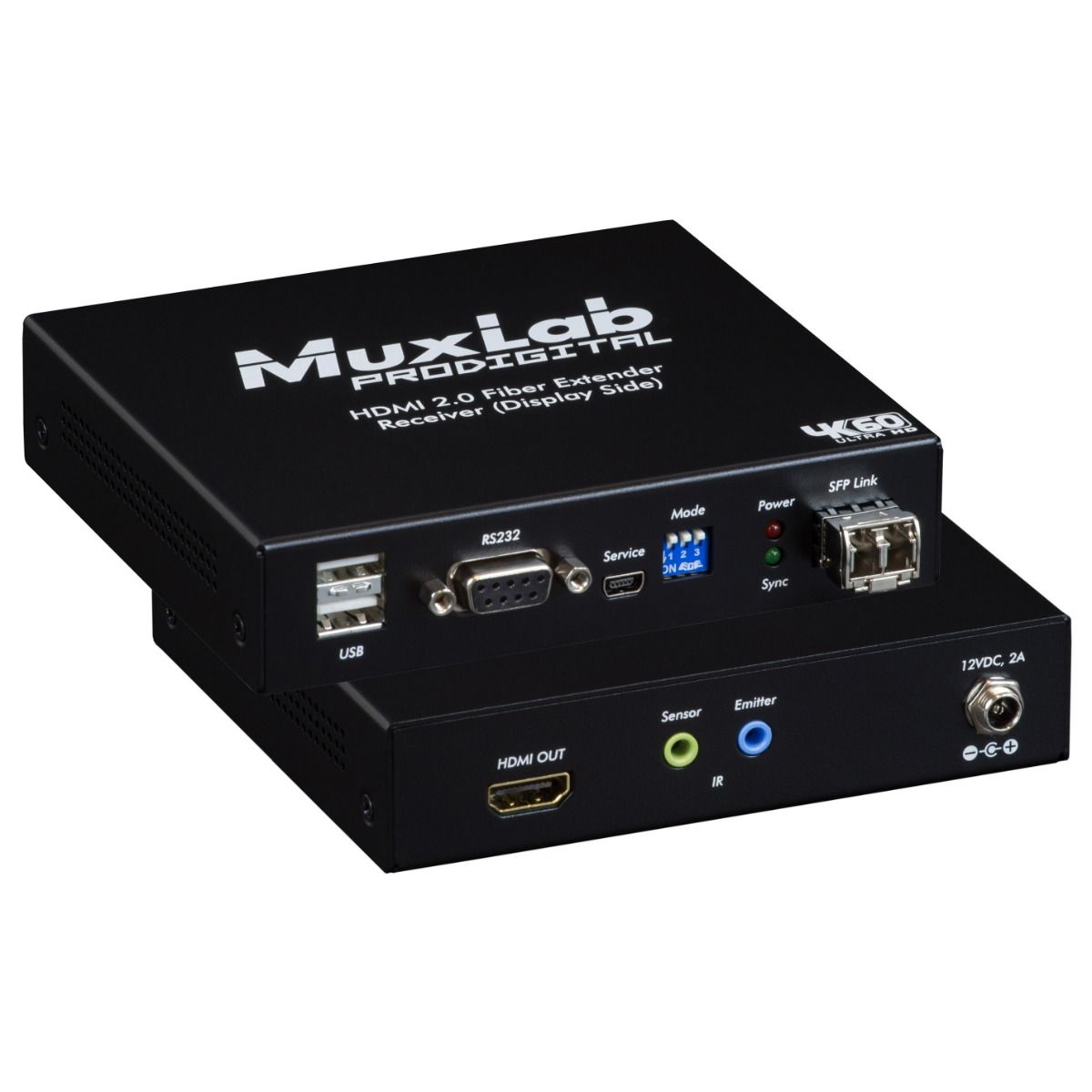 HDMI 2.0 Fiber Extender Kit, Single Mode