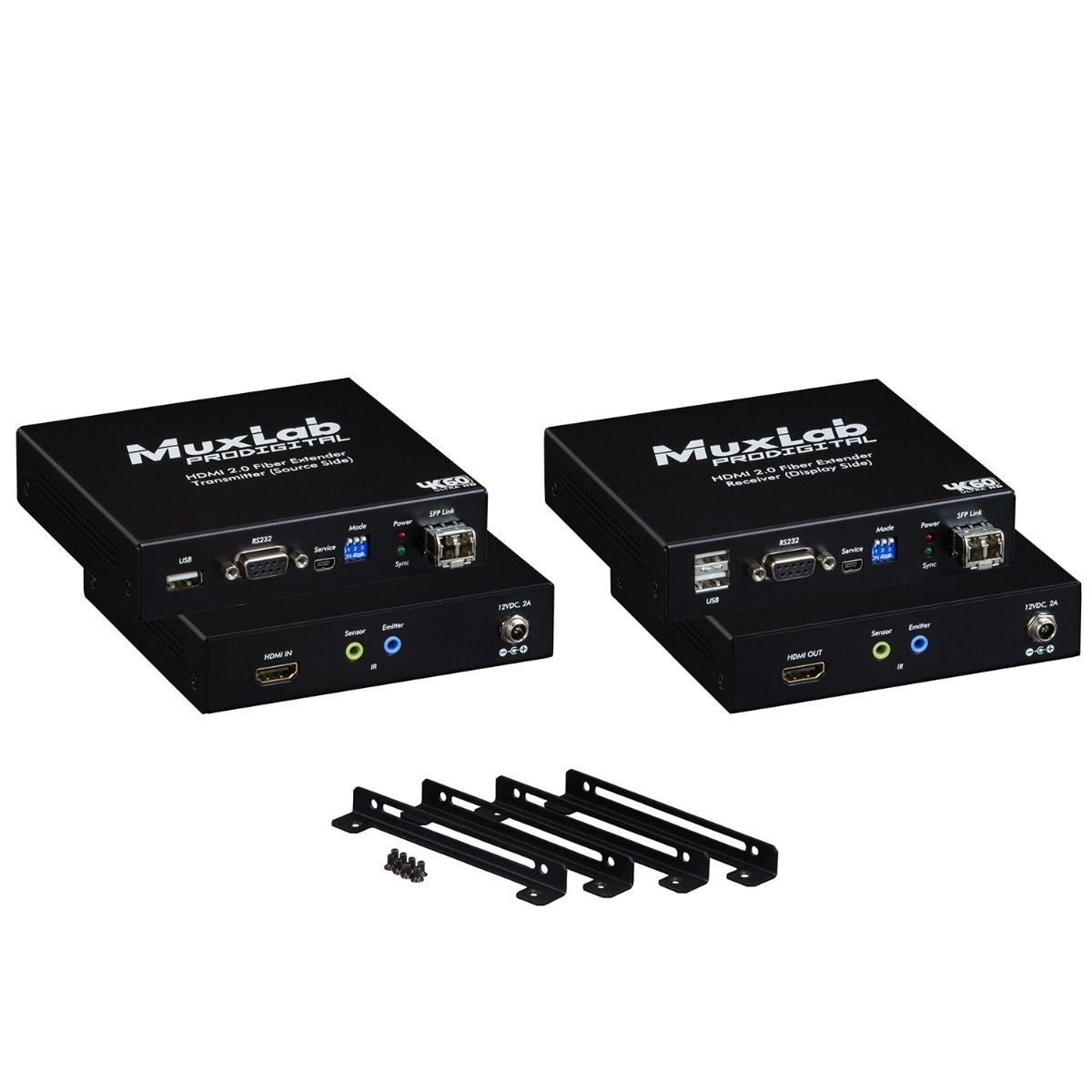 HDMI 2.0 Fiber Extender Kit, Single Mode