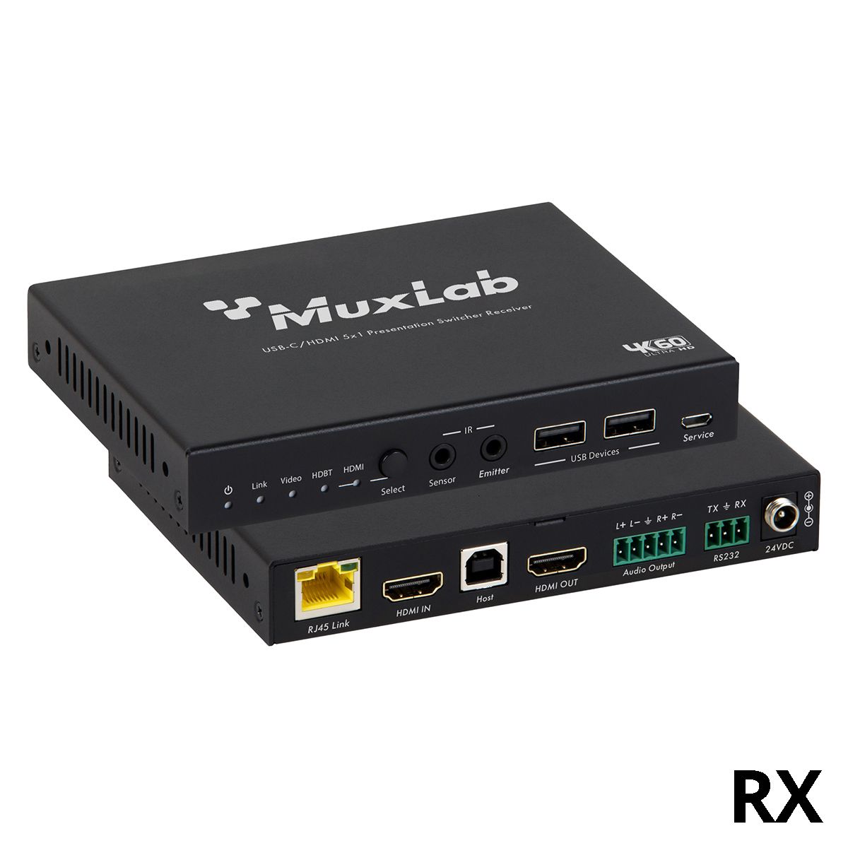 USB-C/HDMI 5x1 Presentation Switcher W/Dante
