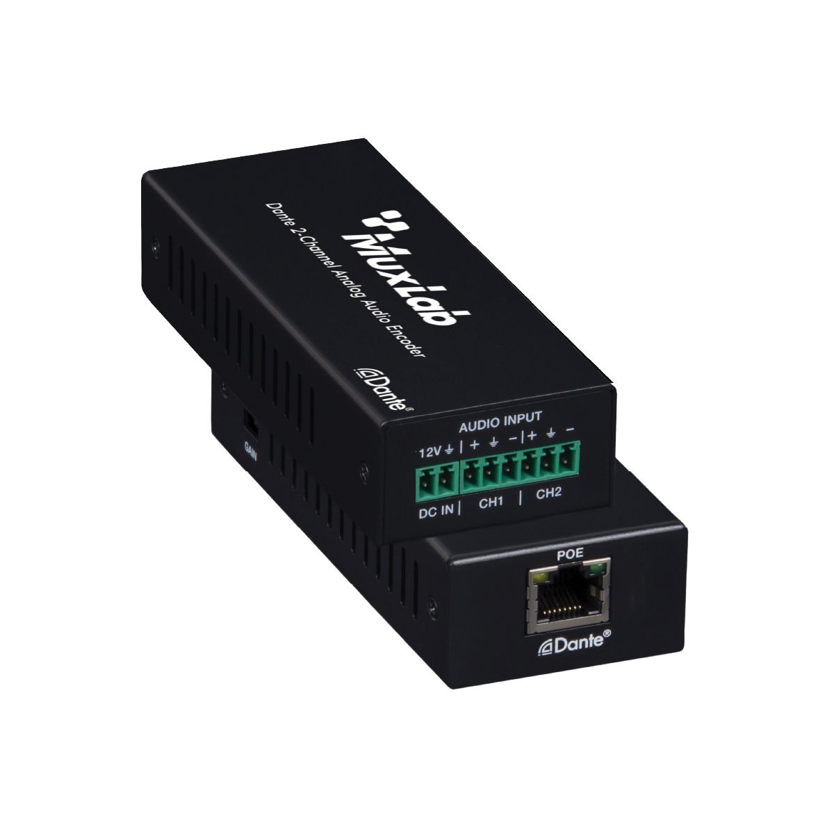 Dante 2 Channel Analog Encoder