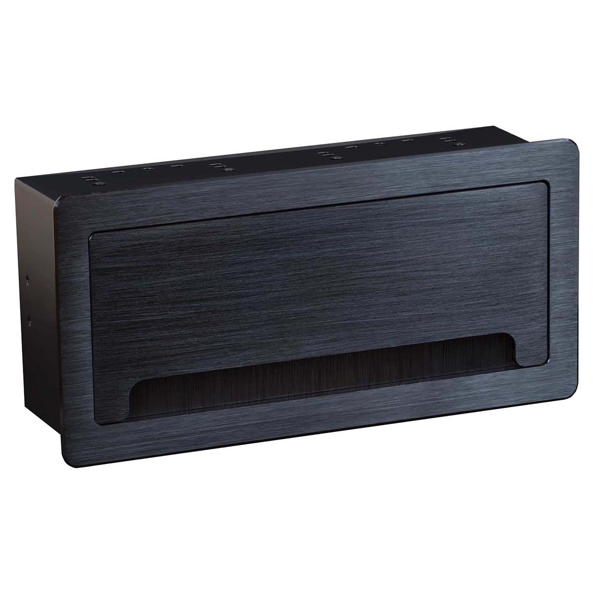 Table Top Module Panel for headend Cable Management, Black