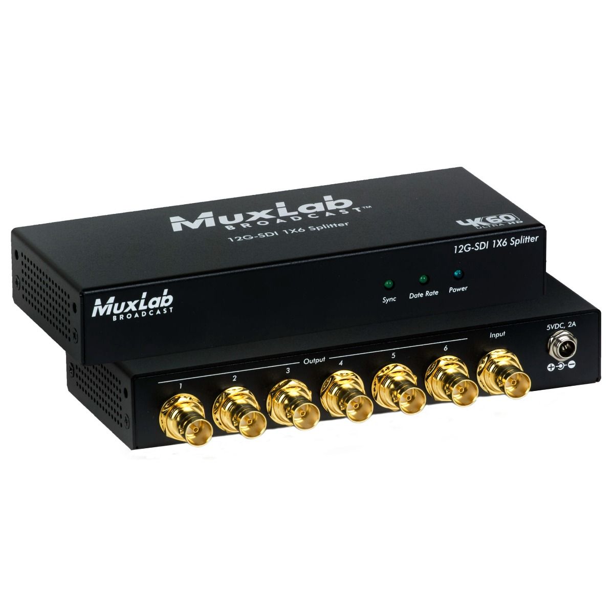 12G-SDI 1x6 Splitter, 4K-60
