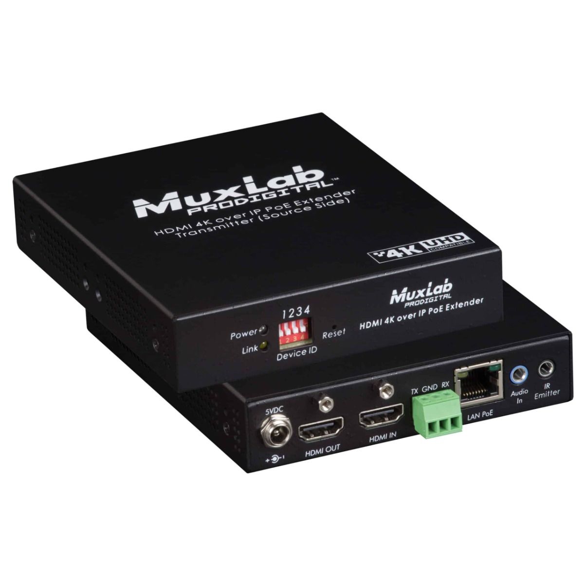 HDMI over IP PoE TX with Loop Out, UHD-4K