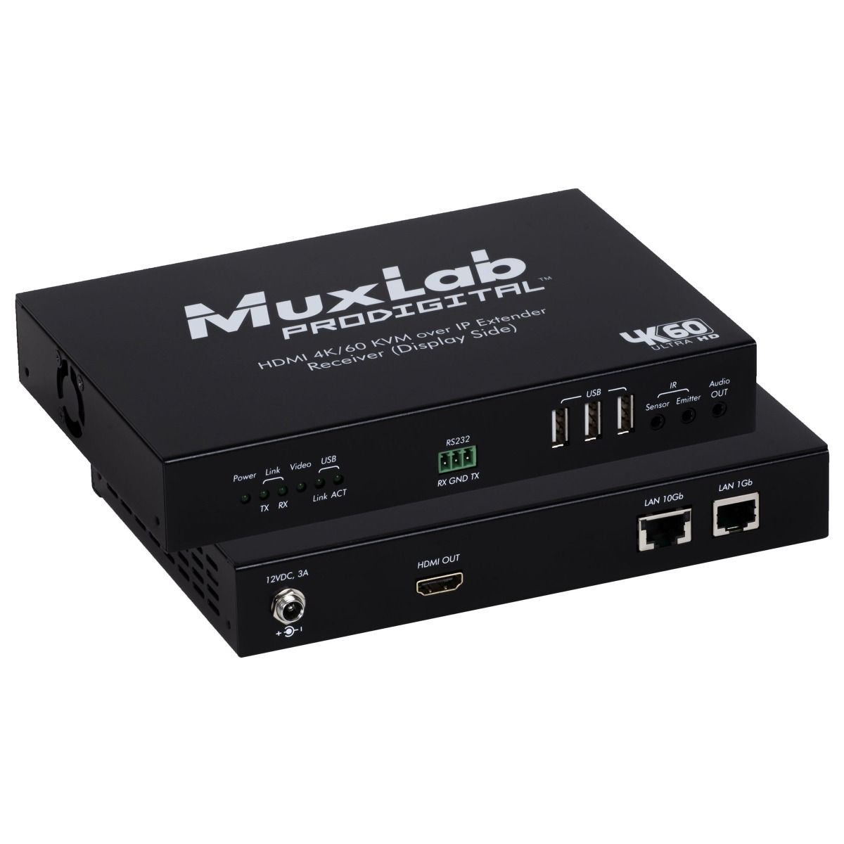 HDMI 4K-60 KVM OVER IP RECEIVER, UTP