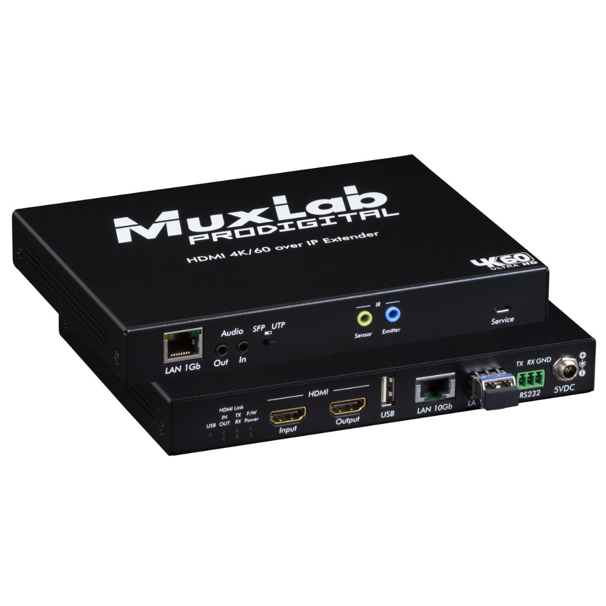 HDMI 4K-60 KVM over IP Transceiver 10Gb, Fibr