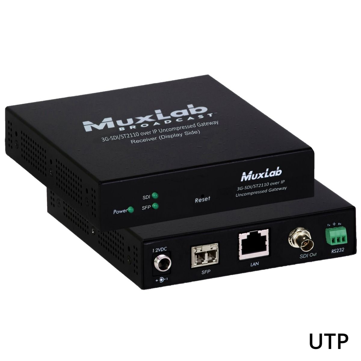 3G-SDI-ST2110 over IP Uncompressed Gateway Converter RX, UTP