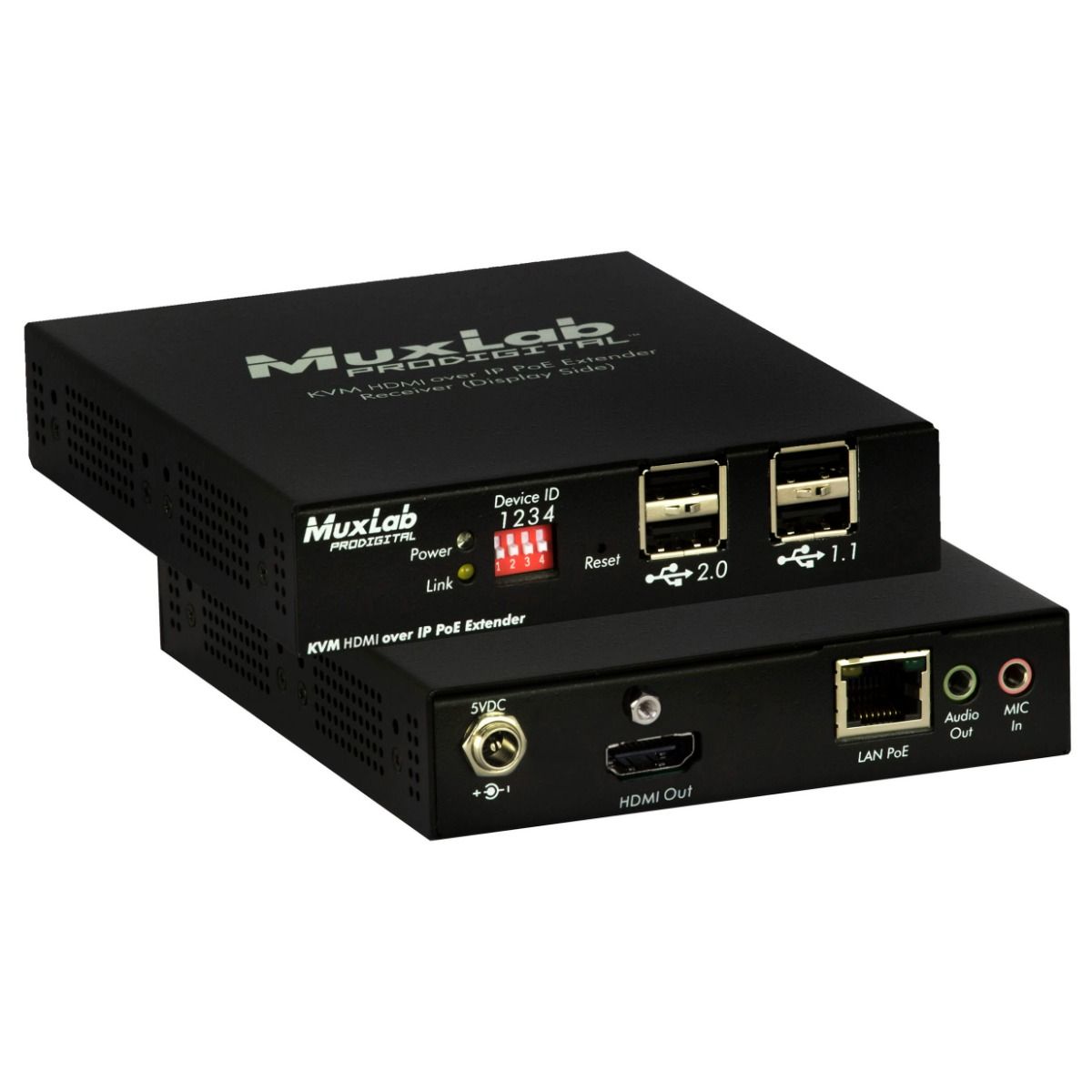KVM HDMI over IP PoE Receiver