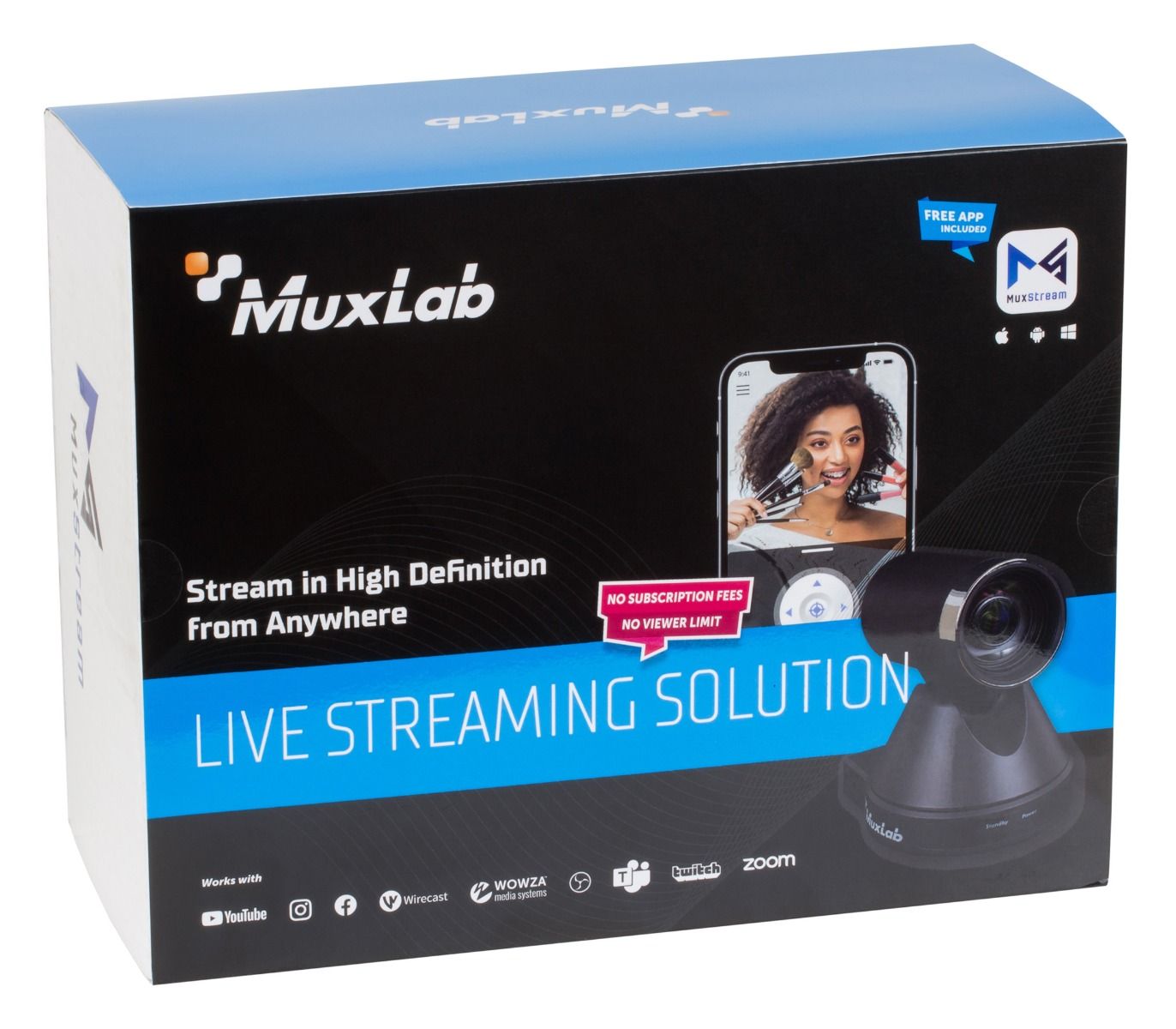 MuxStream Single Camera Home Live Streaming Solution