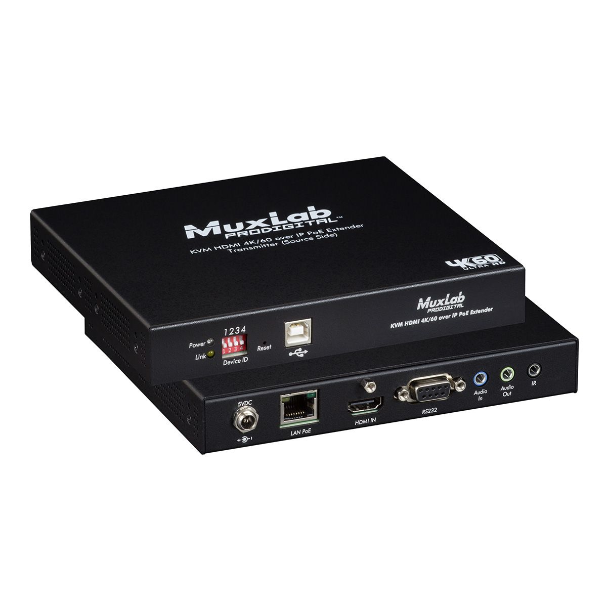 KVM HDMI over IP PoE Transmitter, 4K-60