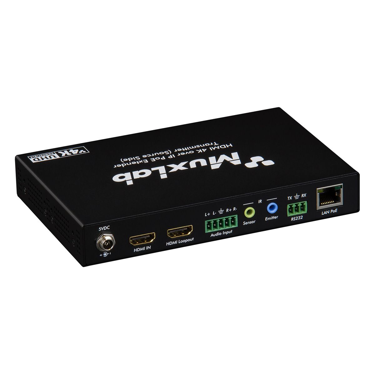 KVM HDMI over IP PoE Transmitter Deluxe, 4K/30