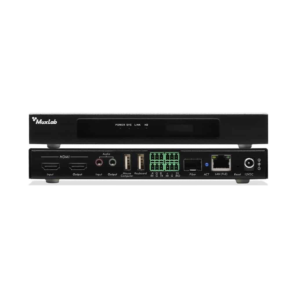KVM over IP PoE Workstation Transceiver 4K/30