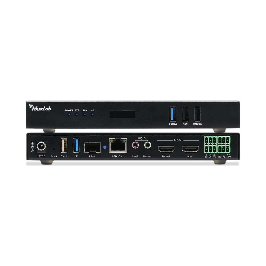 KVM over IP PoE Workstation Transceiver 4K/60