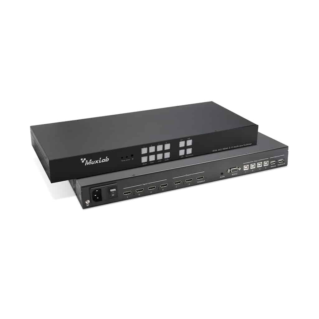 KVM 4X2 HDMI 2.0 Multivew Switcher